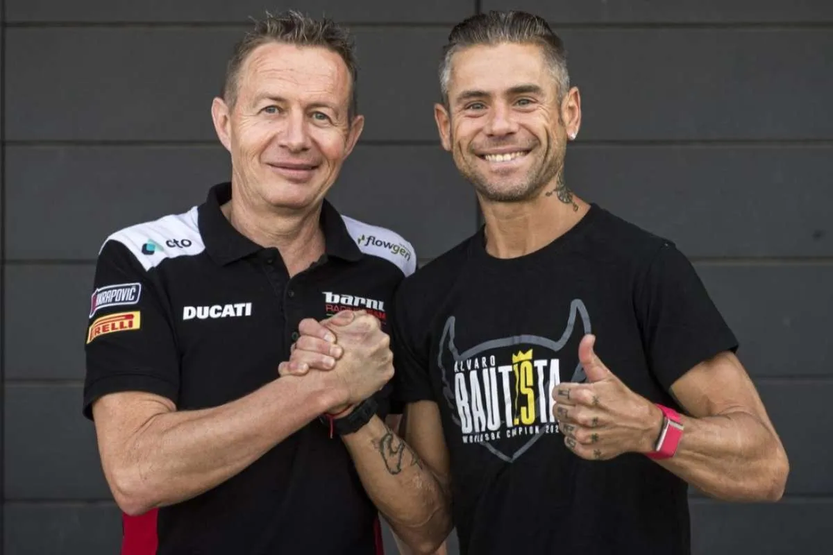 Alvaro Bautista Marco Barnabo Barni Ducati Superbike SBK
