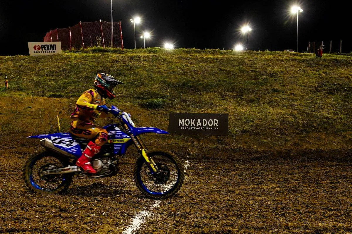 A Nighttime Race of the 2026 Italian Motocross at Andrea Dovizioso's Home