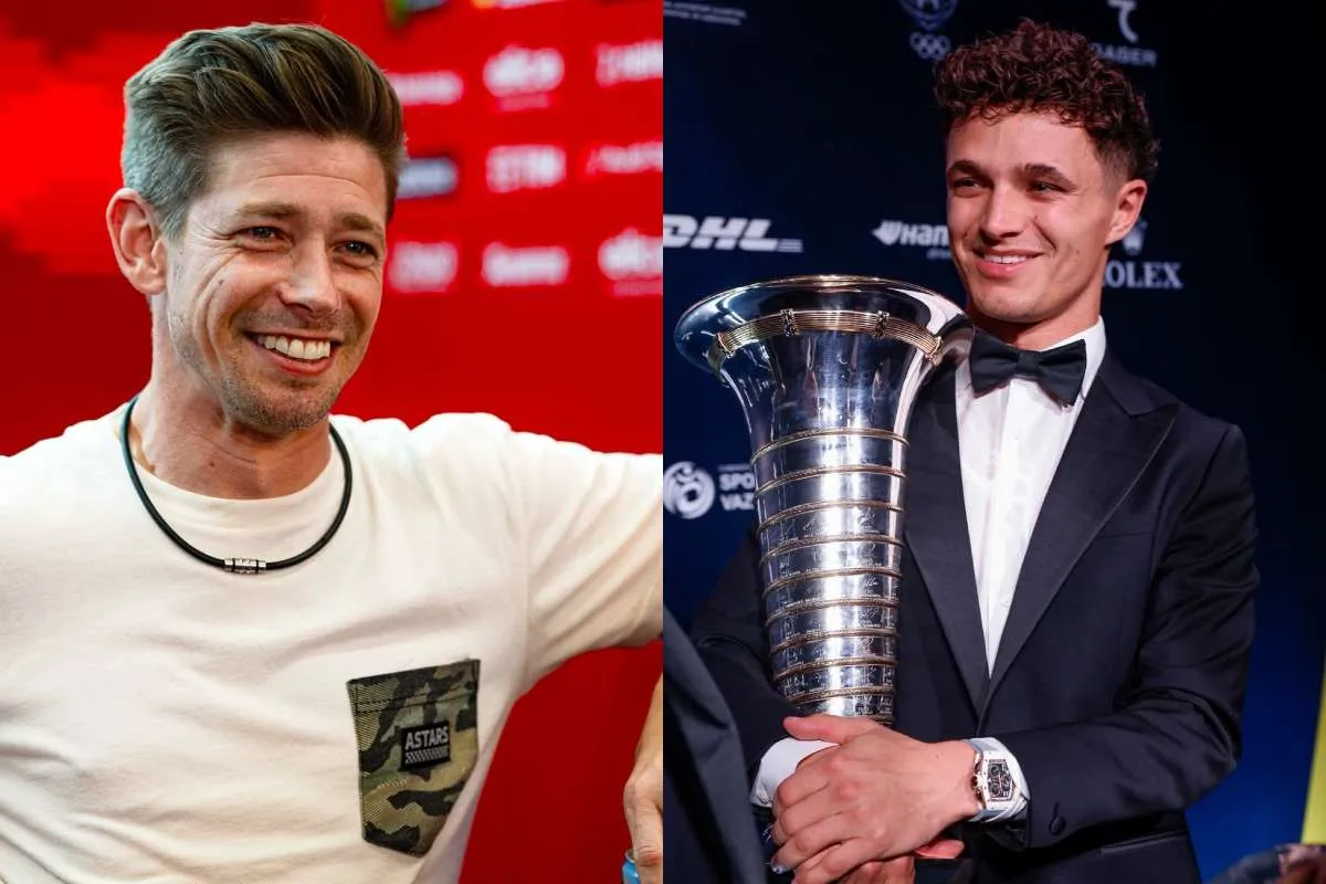 Lando Norris e Casey Stoner, campioni di F1 e MotoGP