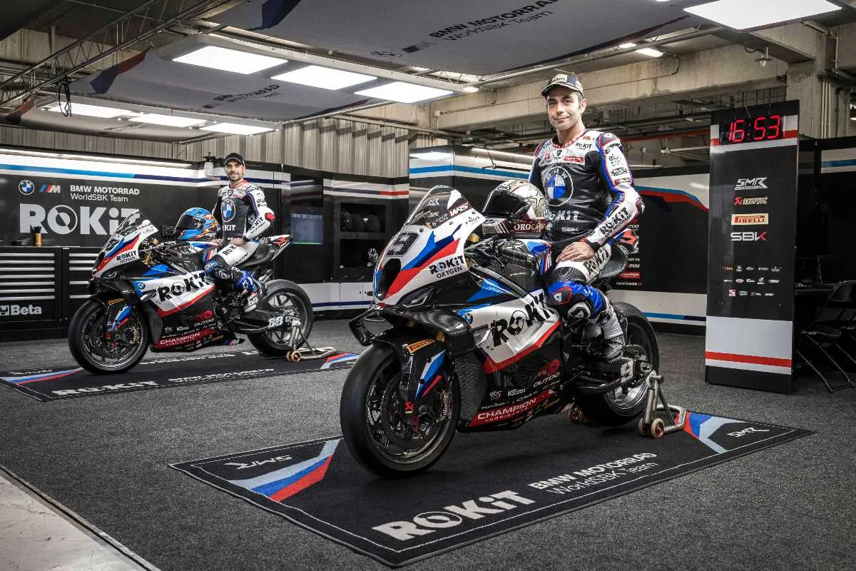 Danilo Petrucci e Miguel Oliveira piloti BMW Superbike SBK