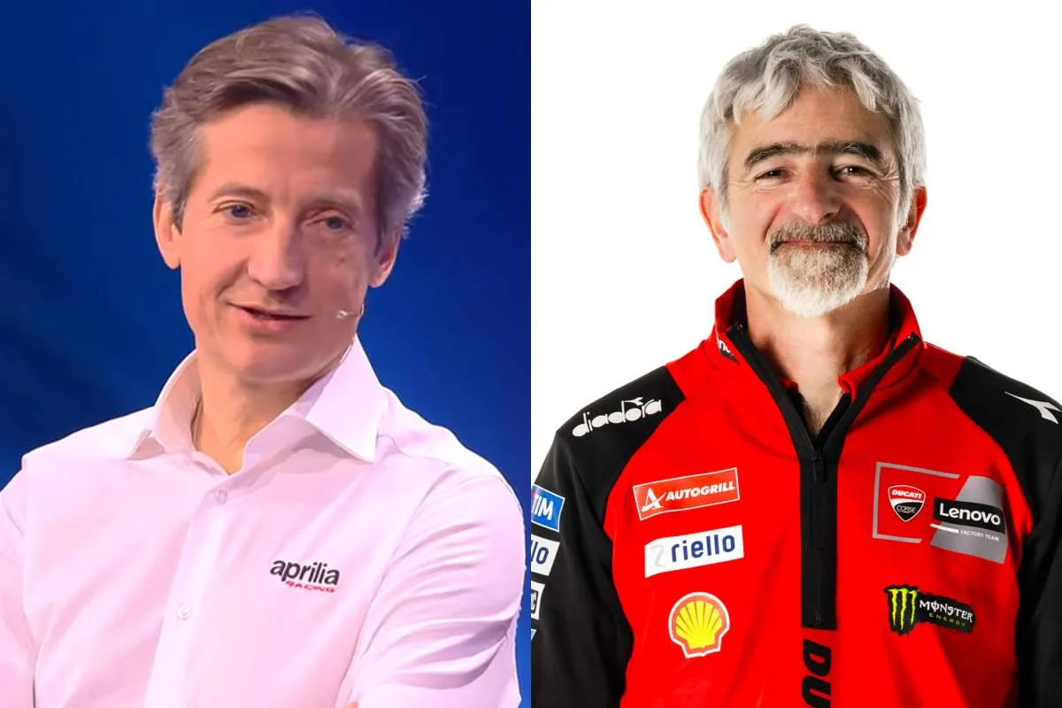 Gigi Dall'Igna direttore generale Ducati Corse e Massimo Rivola amministratore delegato Aprilia Racing