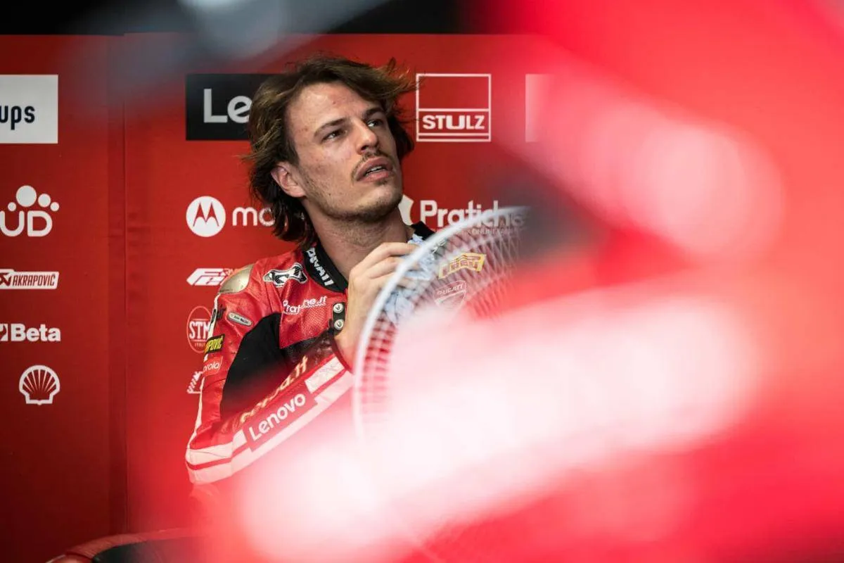 Nicolò Bulega pilota Aruba Ducati Superbike nel test SBK a Phillip Island