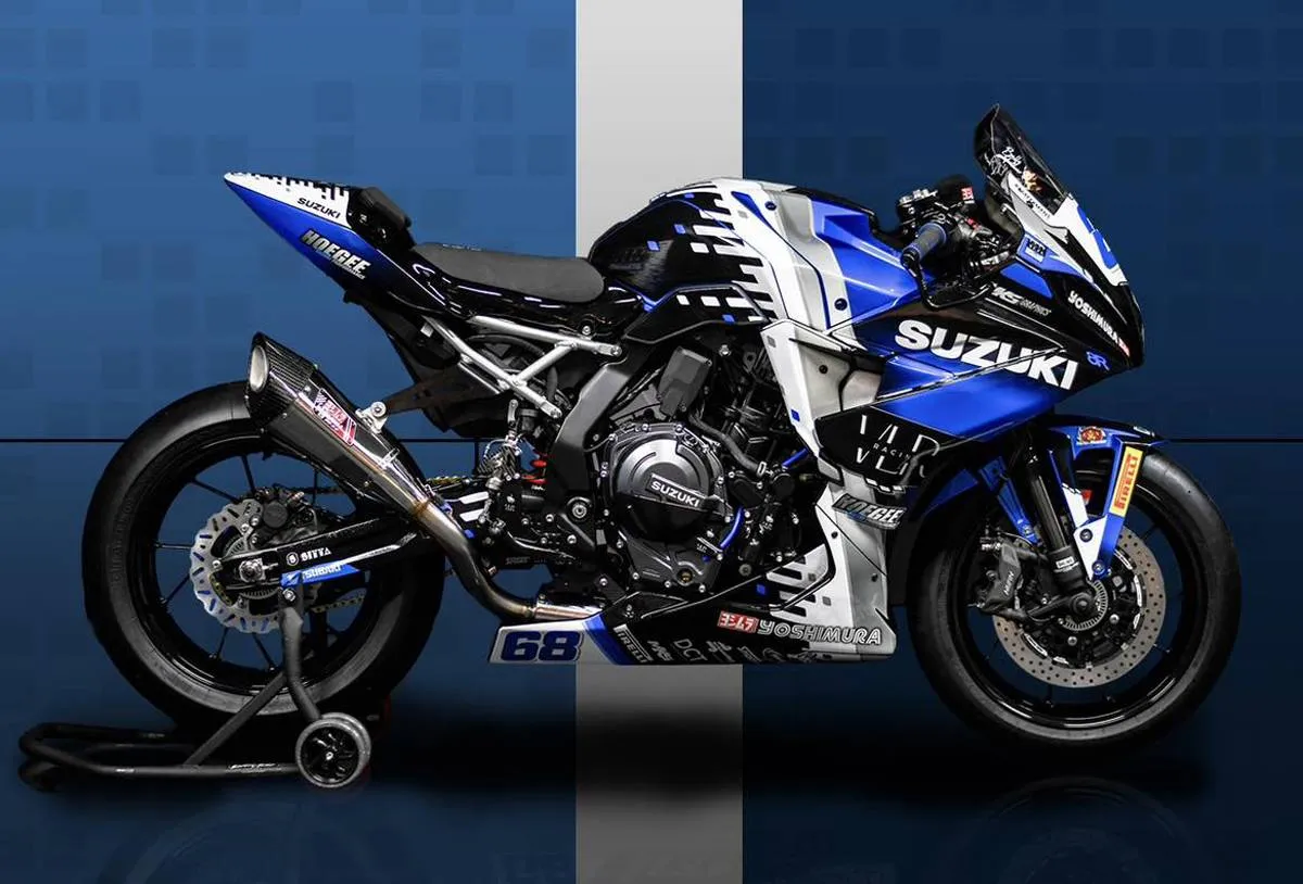 La Suzuki del VLR Racing pronta per Mondiale Sportbike