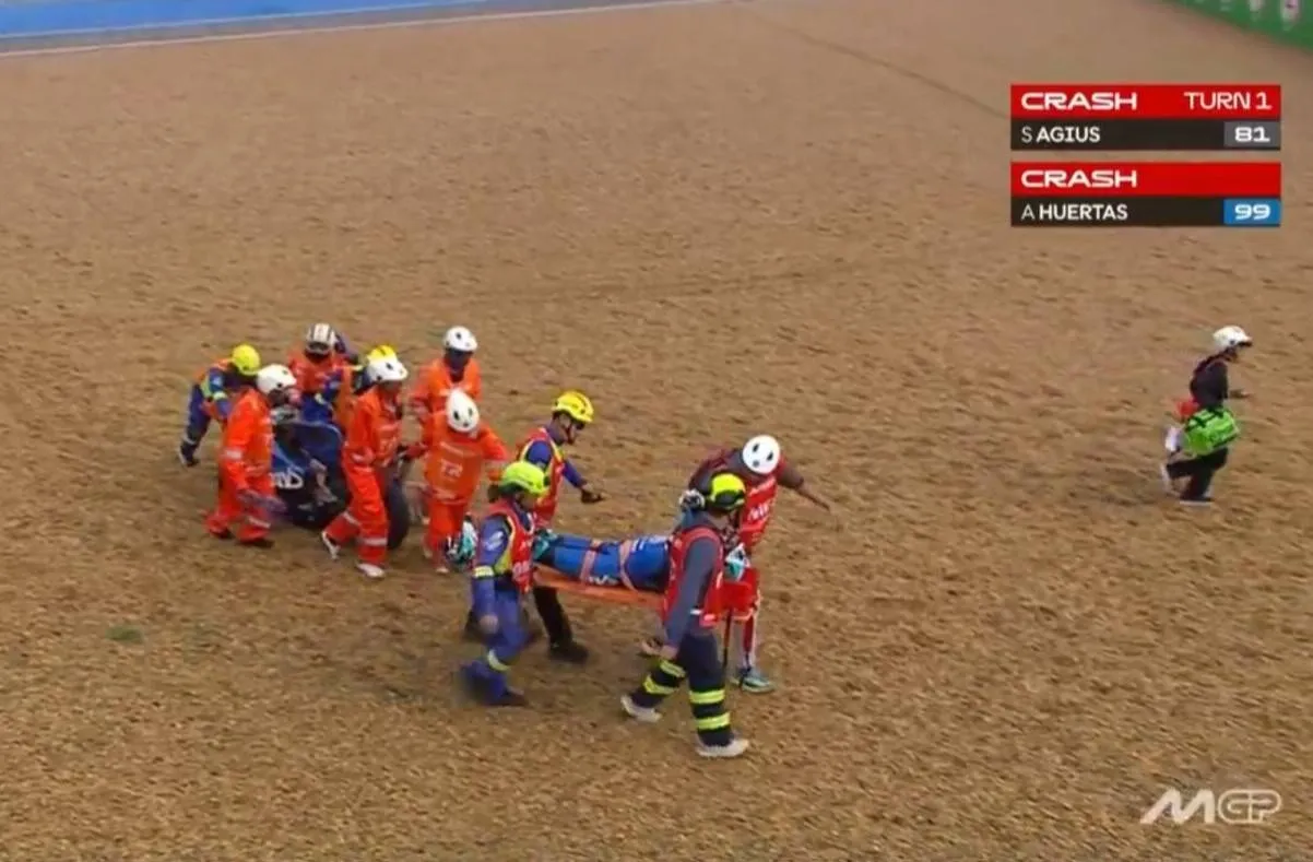 Crazy Moto2 practice in Buriram: Gonzalez flies, Vietti saves Italian pride, Huertas, what a crash