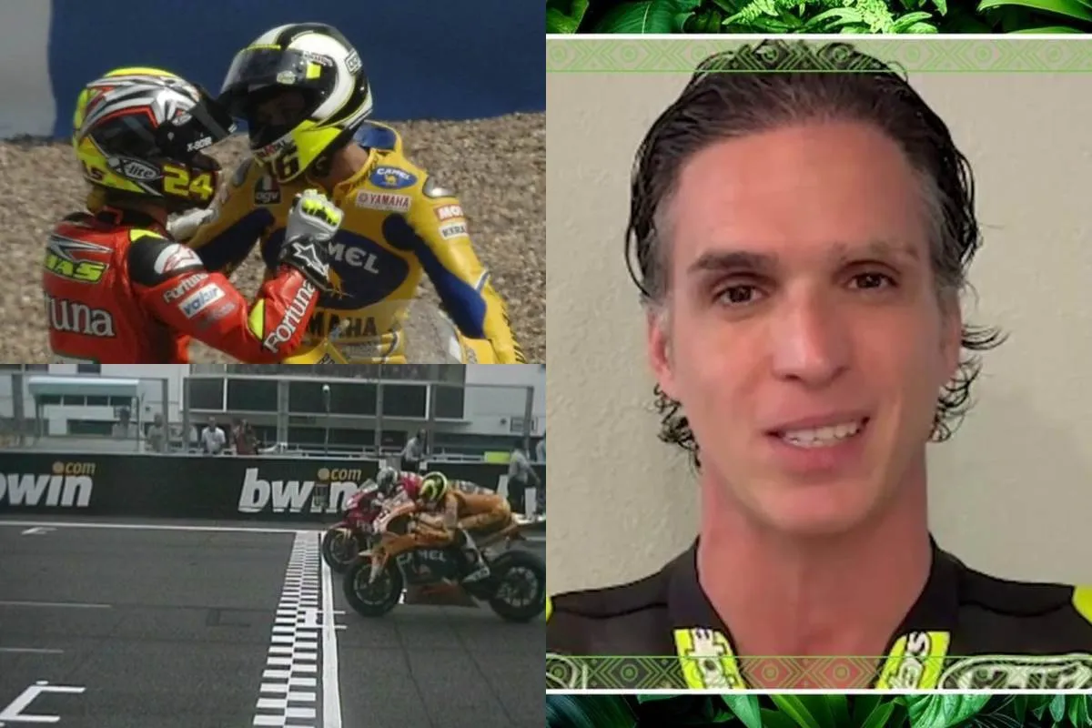 Toni Elias e Valentino Rossi ex piloti MotoGP