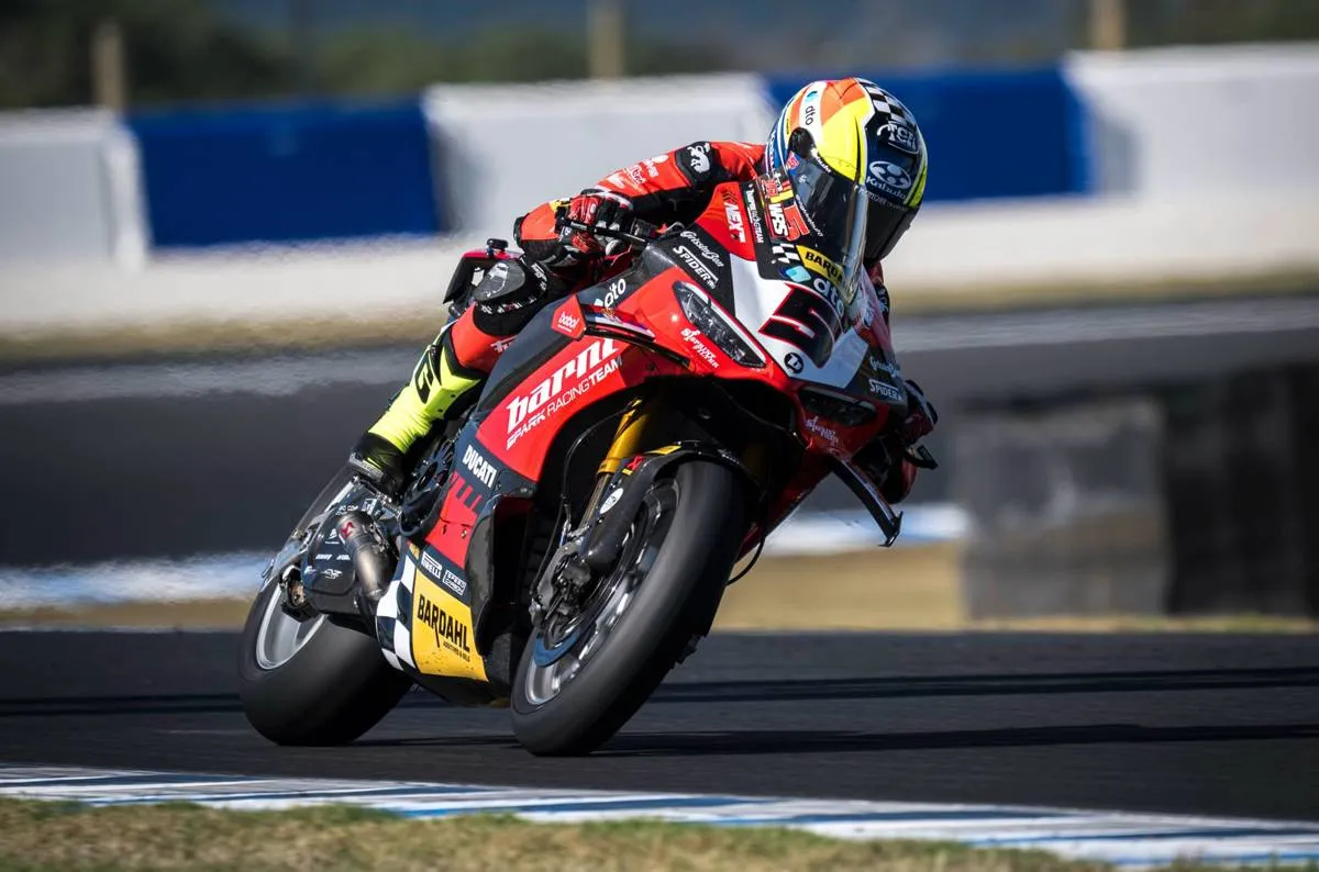 Yari Montella a Phillip Island