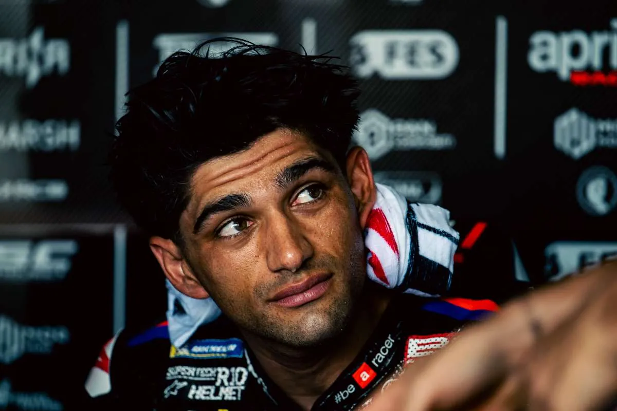 Jorge Martin pilota Aprilia MotoGP a Buriram, Thailandia