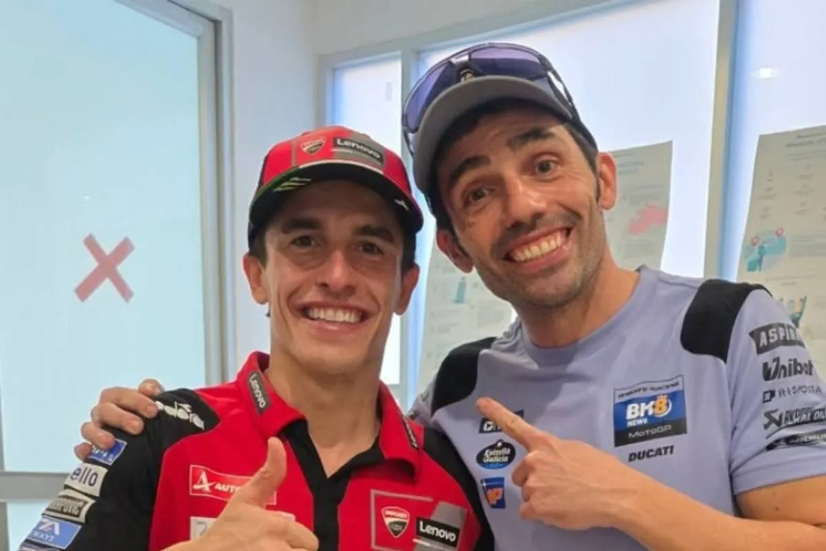 Marc Marquez e Michele Pirro