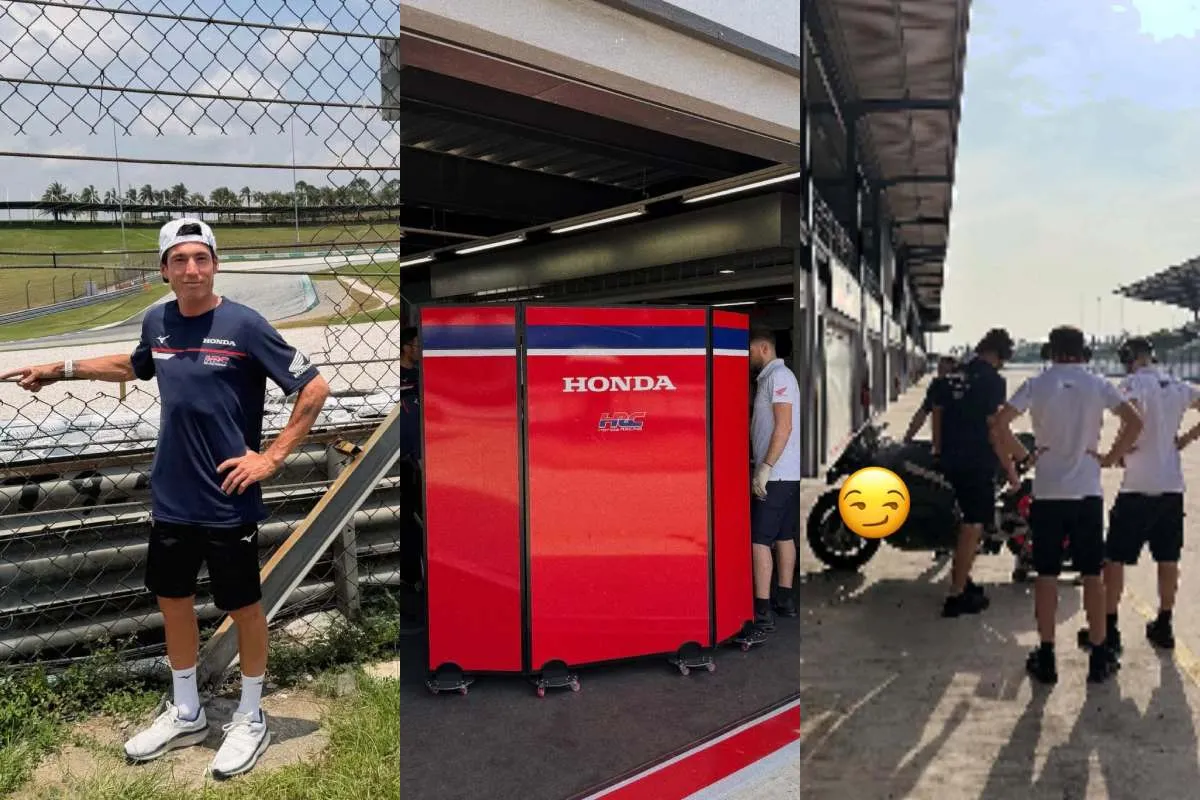 Aleix Espargaro tester Honda HRC MotoGP a Sepang, Malesia