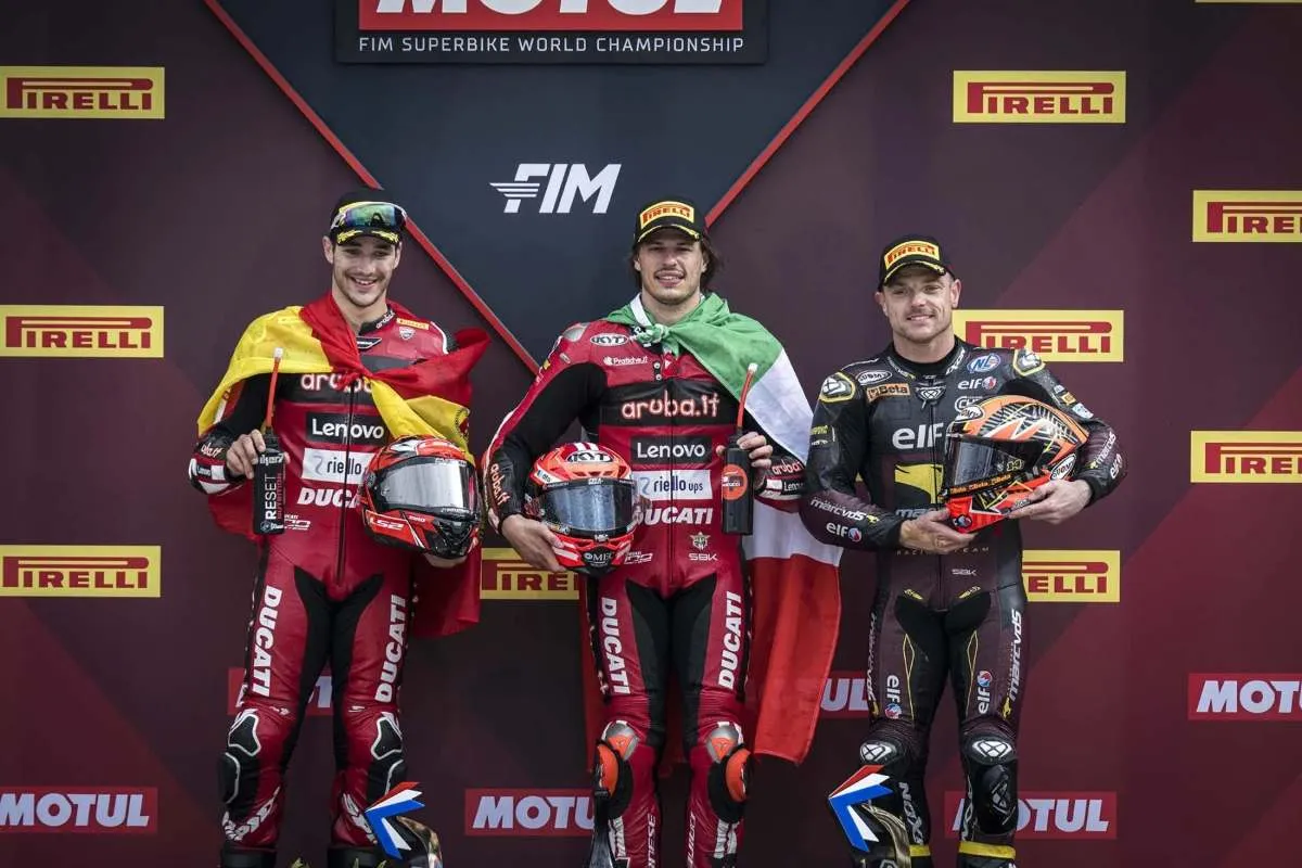 Bulega, Lecuona e Sam Lowes sul podio Superbike WorldSBK