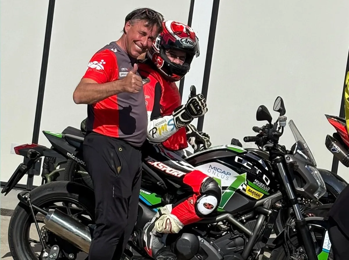 Giorgio Cantalupo che coraggio: la moto per tornare lui stesso