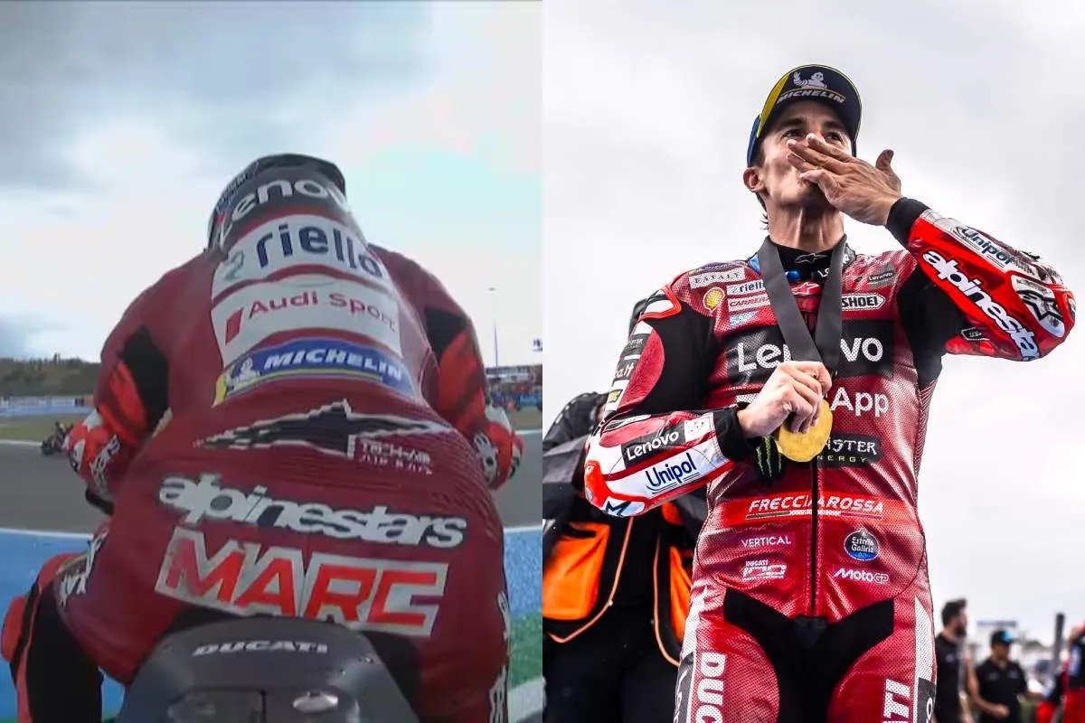 Marc Marquez pilota Ducati MotoGP a Jerez