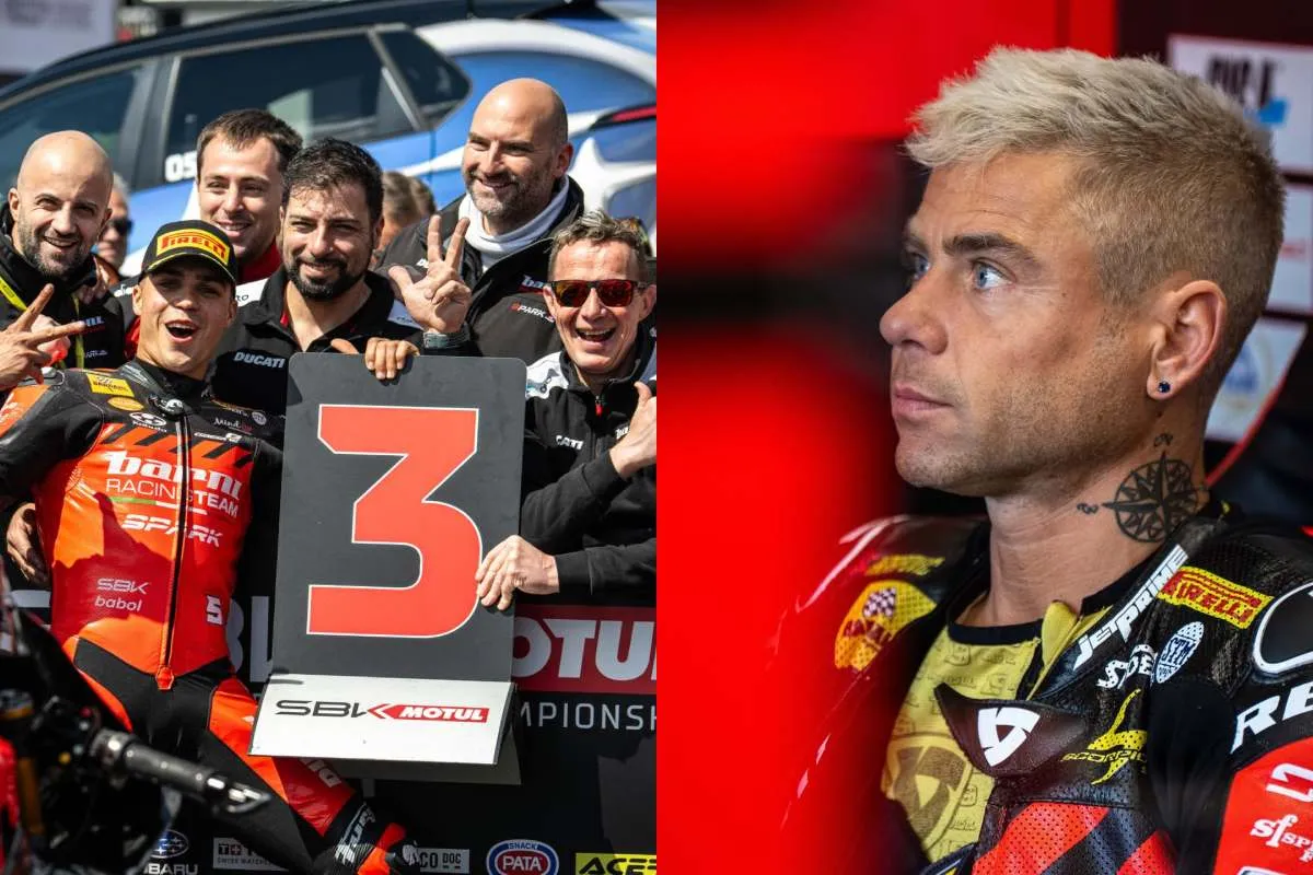 Alvaro Bautista e Yari Montella piloti del Barni Spark Racing Team Superbike WorldSBK