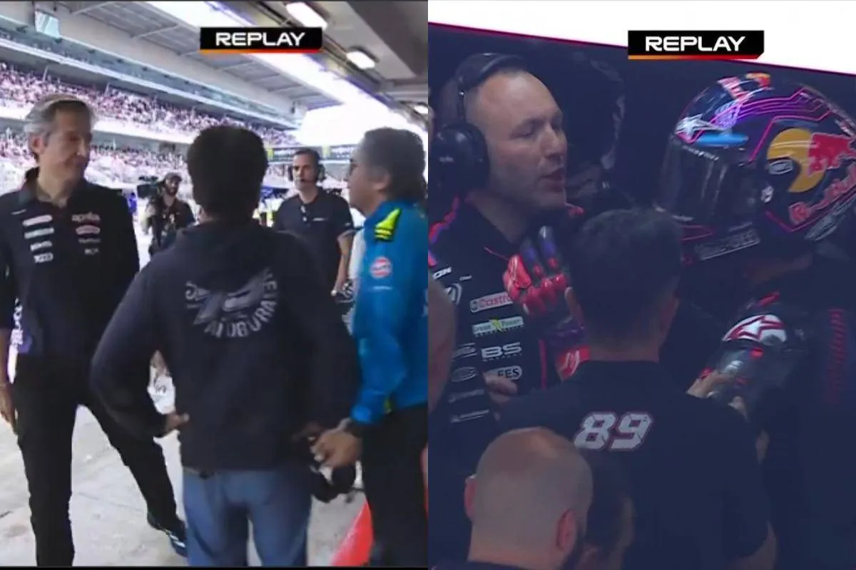 High tension at Aprilia: Rivola confronts Brivio, Martin shoves Bonora then regrets it