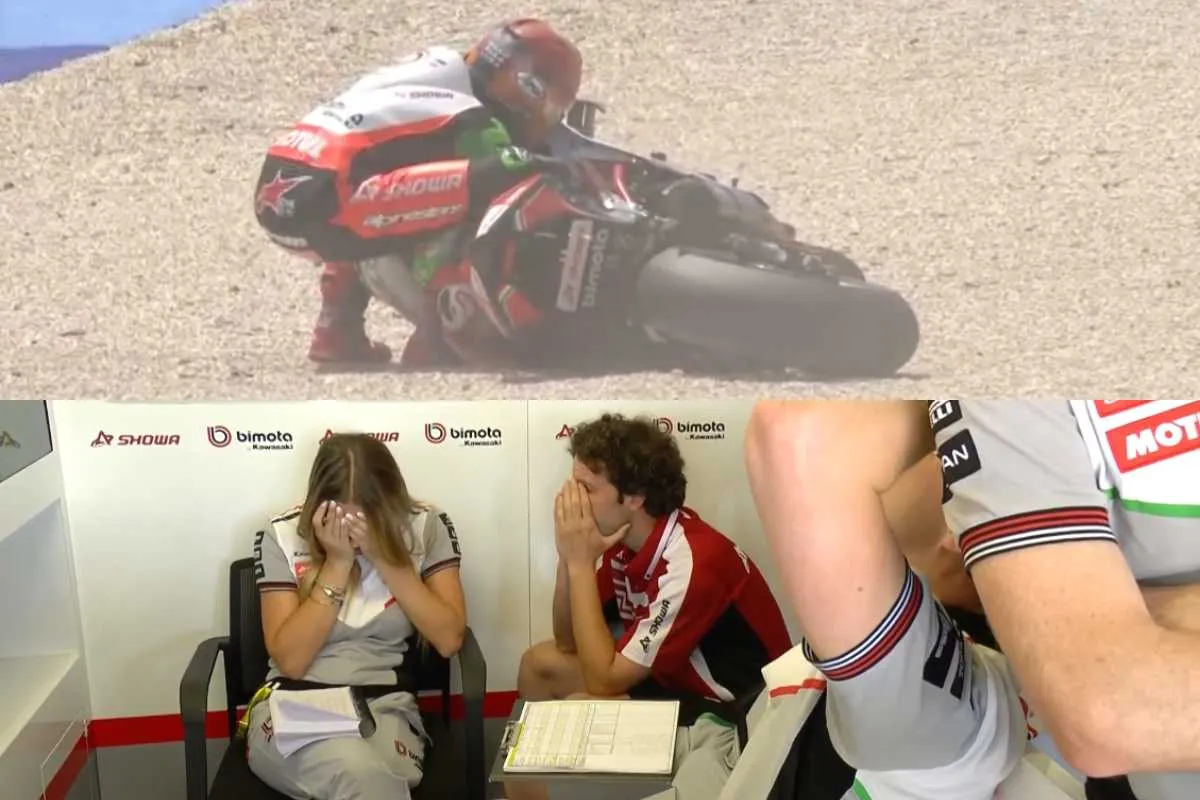 Axel Bassani Caduta Bimota Superbike Misano