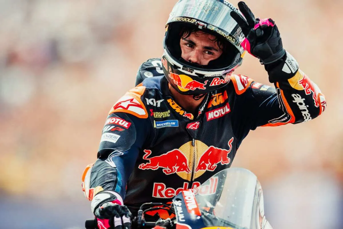 Enea Bastianini pilota KTM Tech3 ad Assen