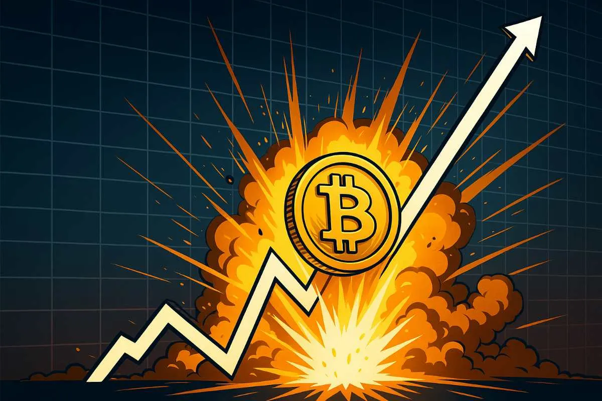 bitcoin explodeert in de grafieken