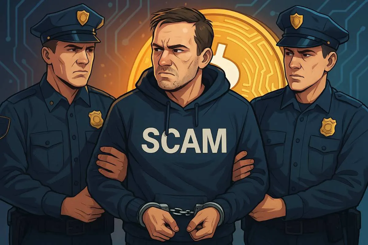 Crypto scammer gearresteerd