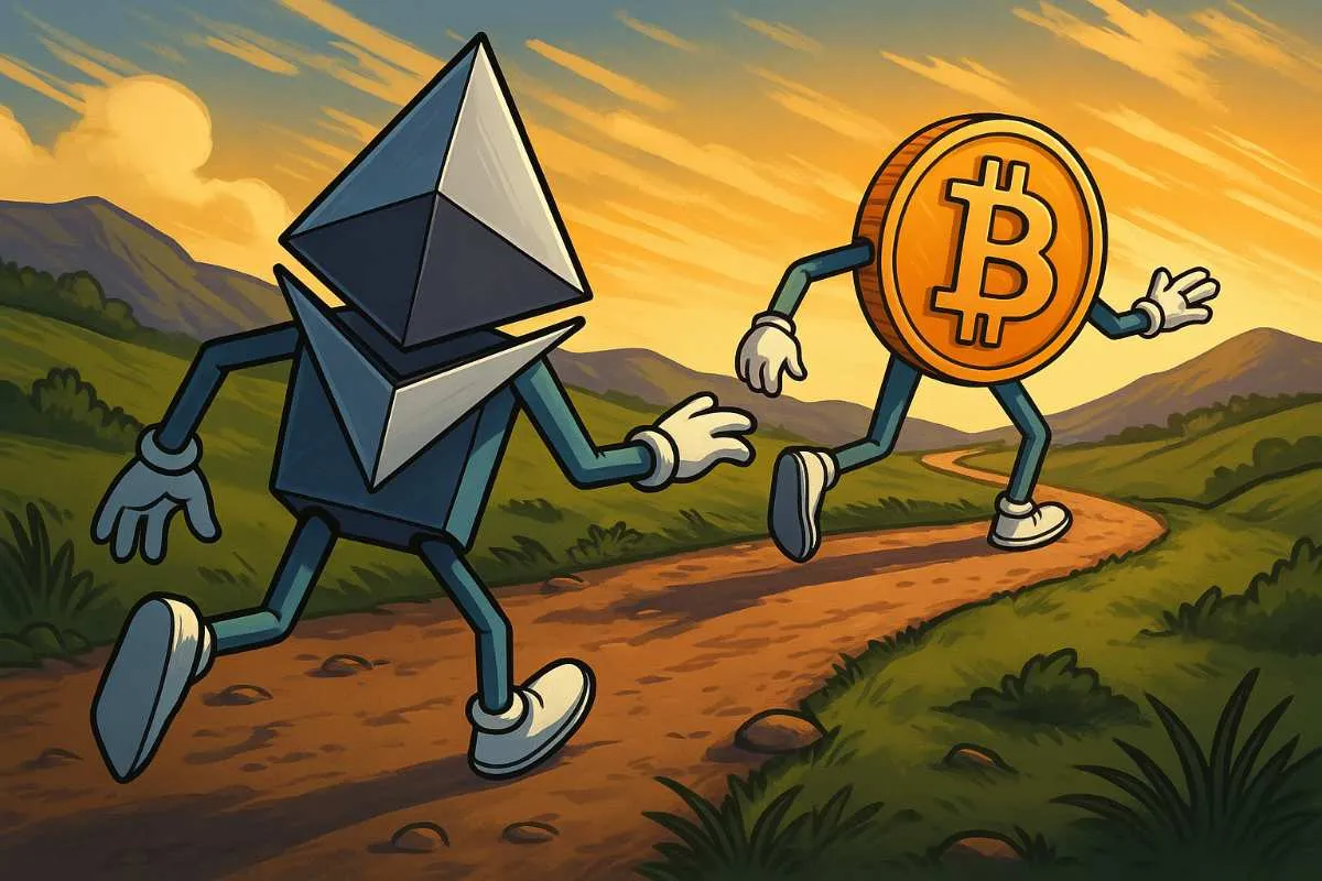 ethereum volgt bitcoin pad