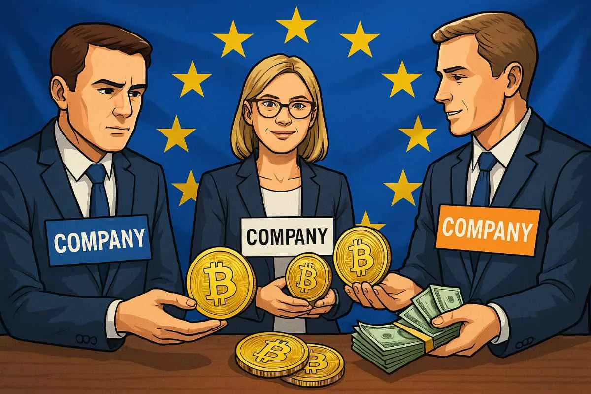 Europese instellingen kopen crypto