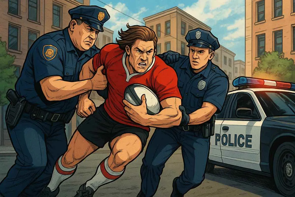 Rugby speler opgepakt crypto fraude Ponzi-scheme