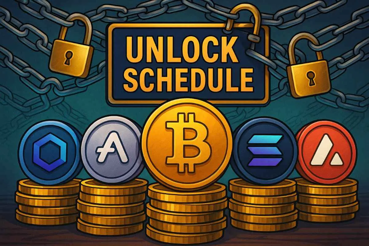 token unlocks kalender
