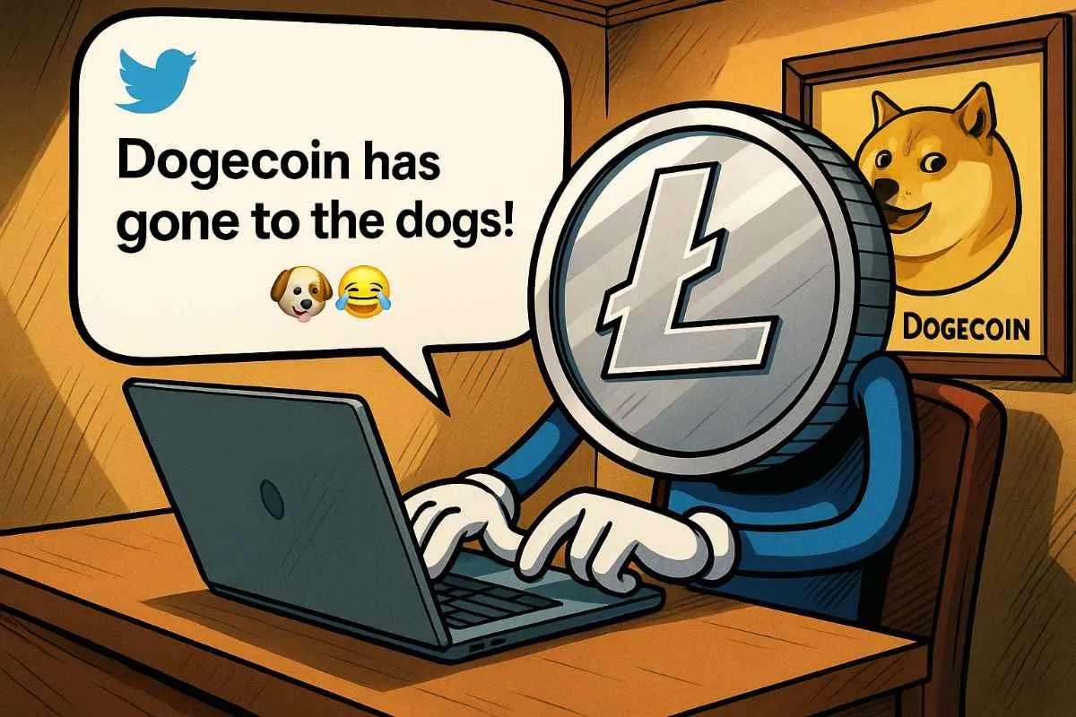 Litecoin tweet Dogecoin