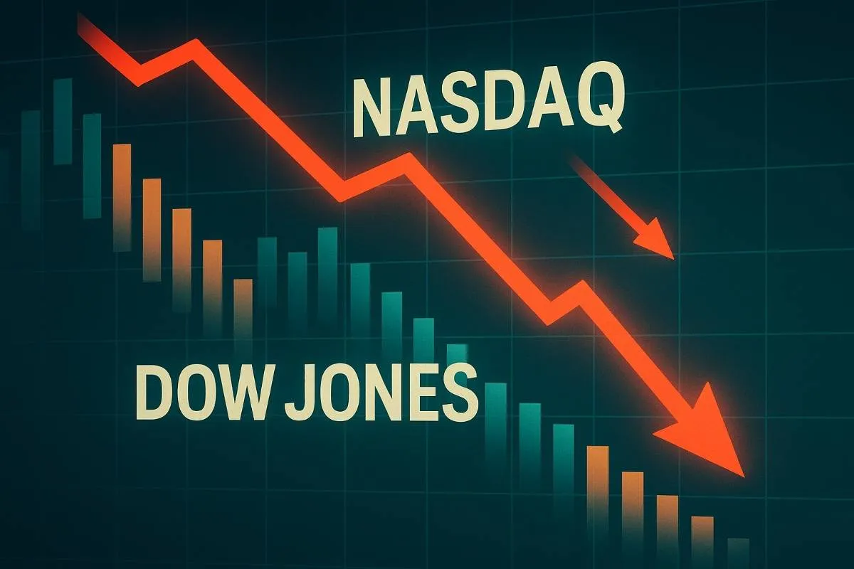 Nasdaq en Dow Jones aandelenmarkt