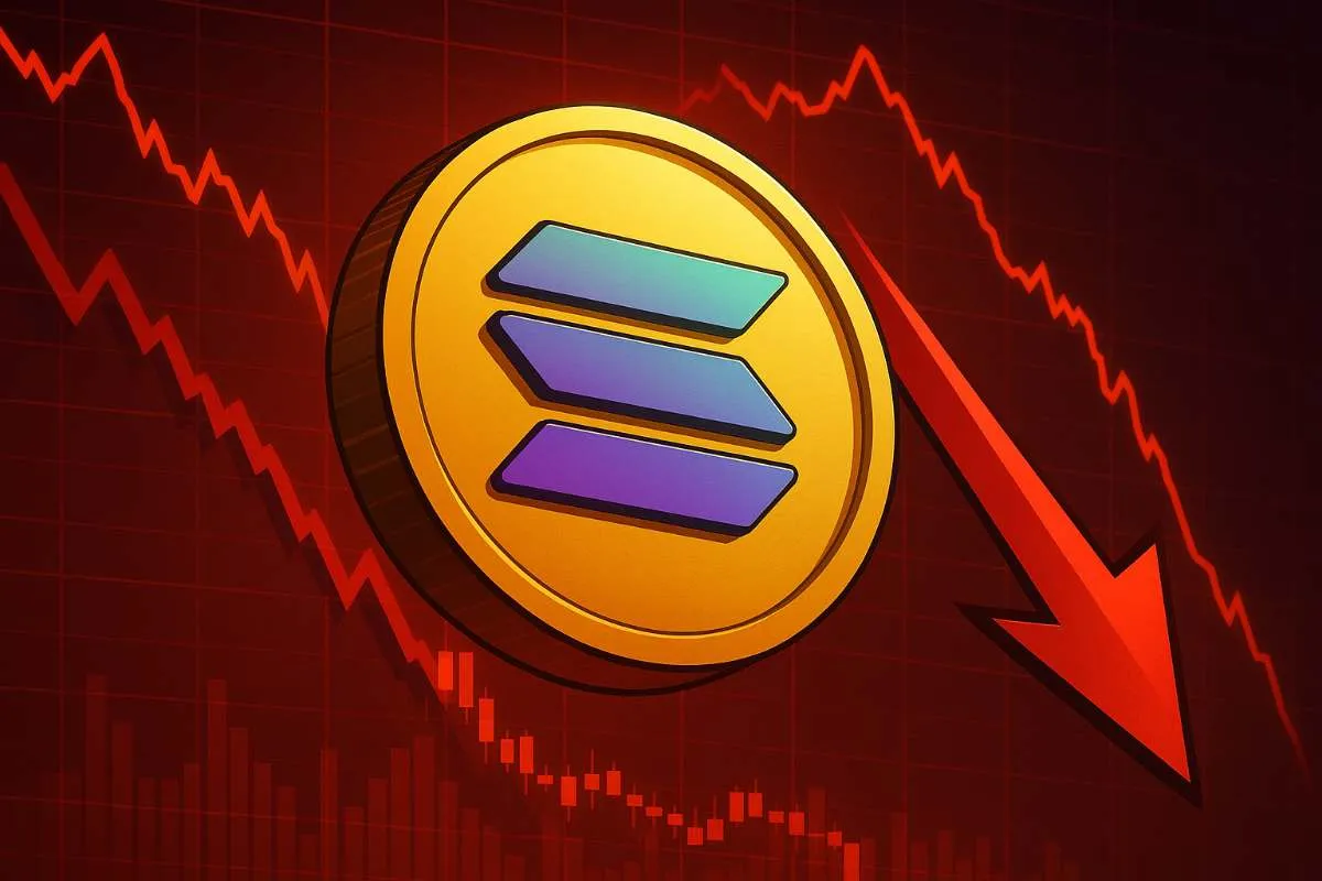 Solana prijsdaling crash