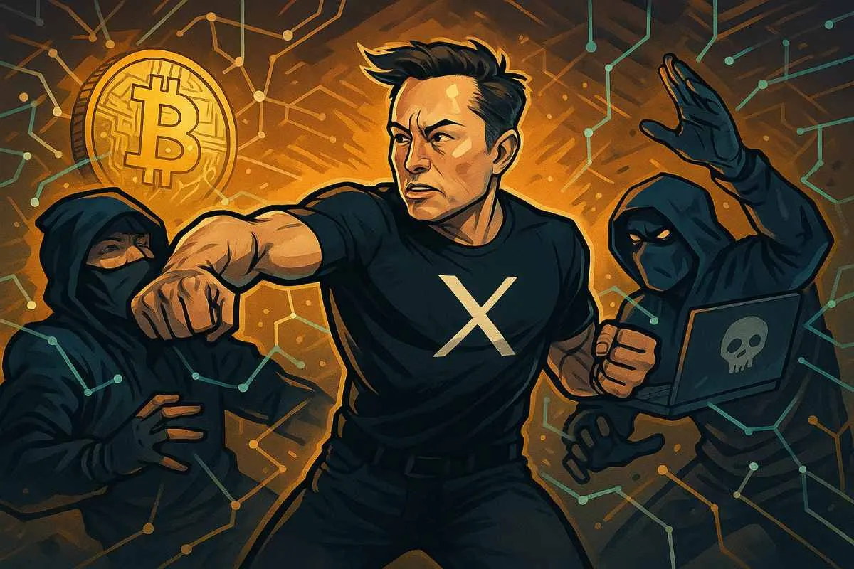 Elon Musk X cryptohackers