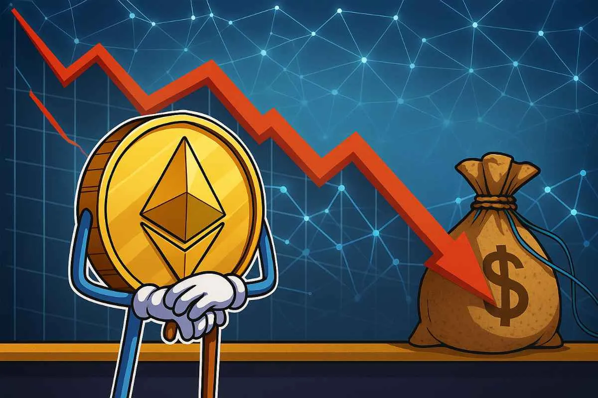 Ethereum inkomsten dalen