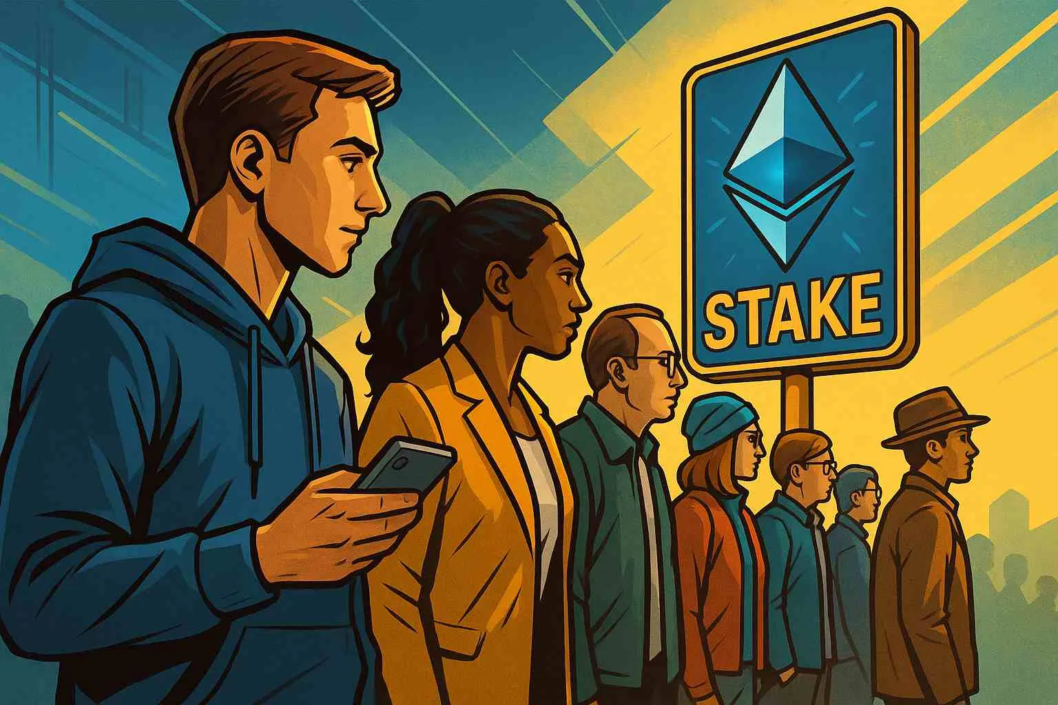 Ethereum staking wachtrij