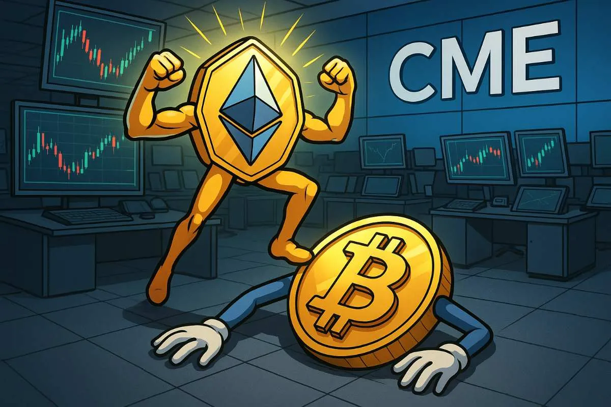 Ethereum verslaat Bitcoin op CME