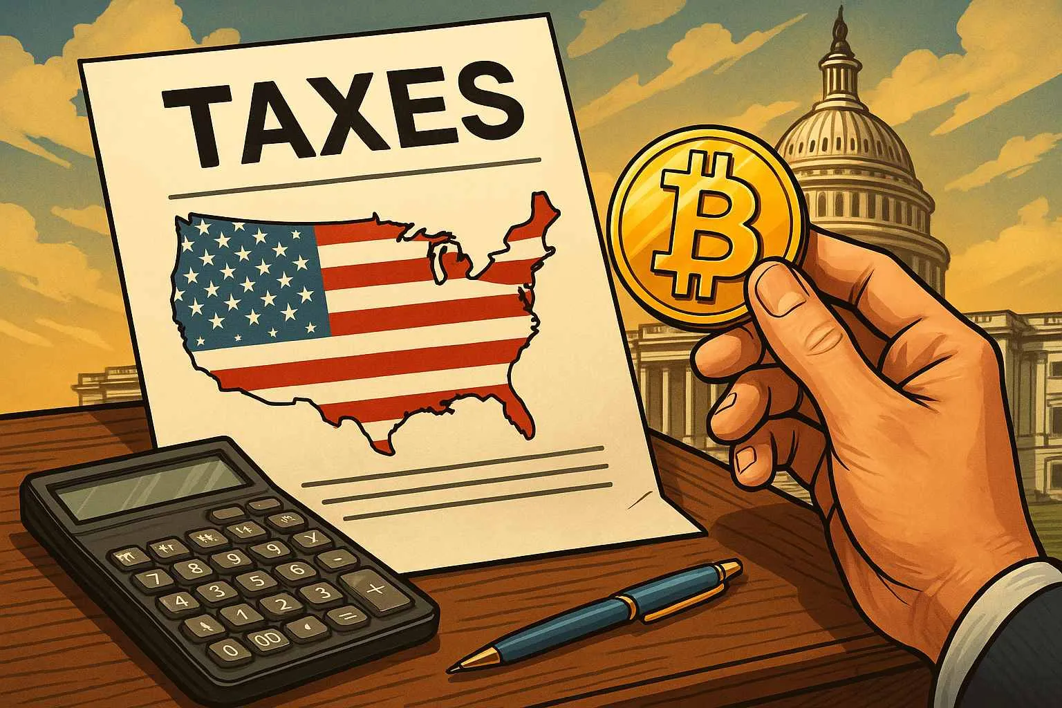 Belastingen Bitcoin VS