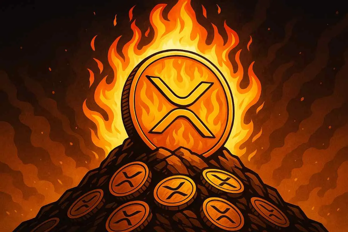 XRP burn rate verbranding