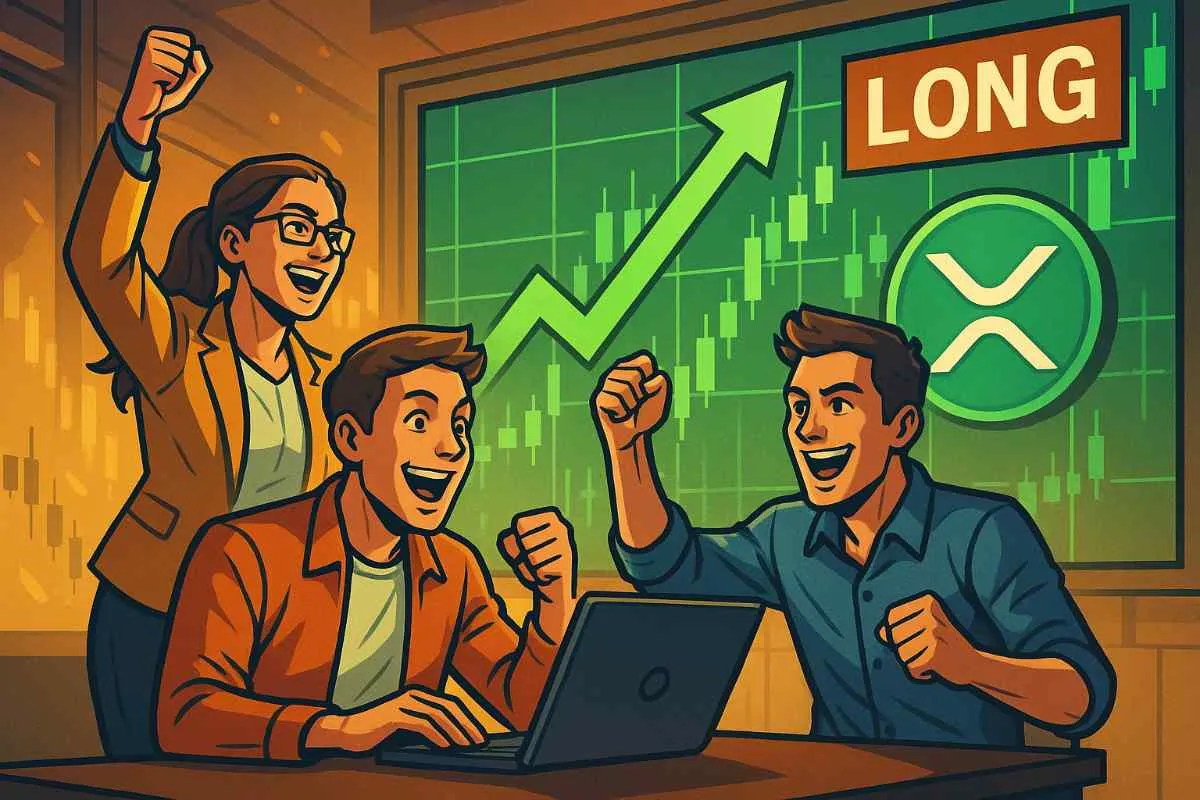 XRP koers longposities