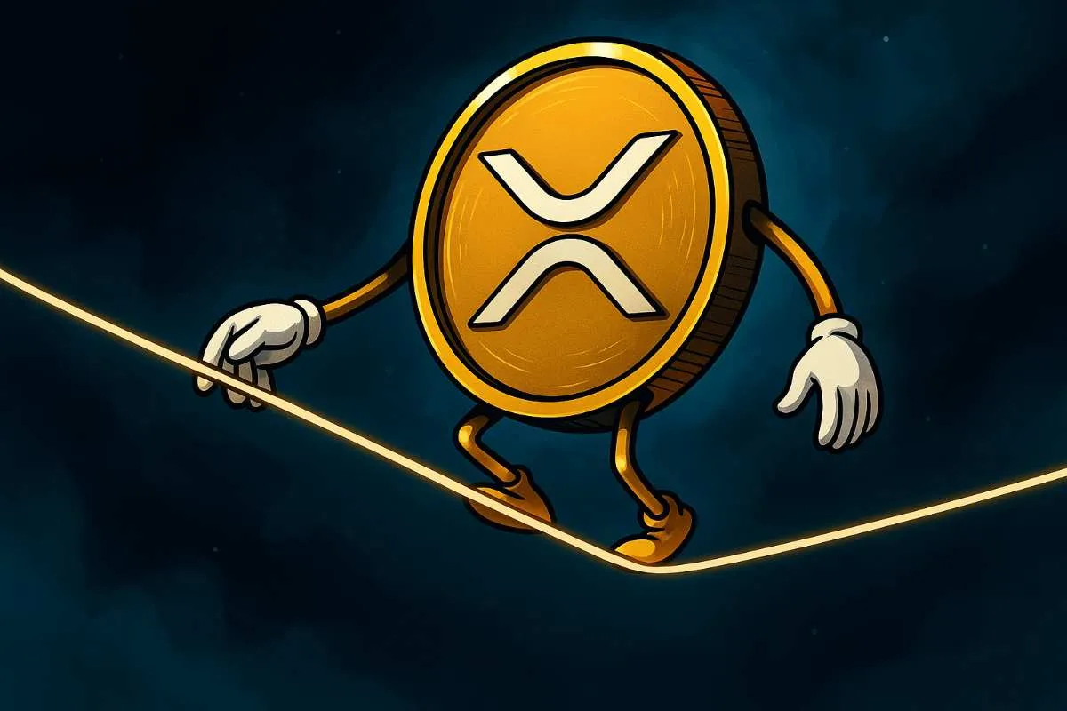 XRP koers op dun koord