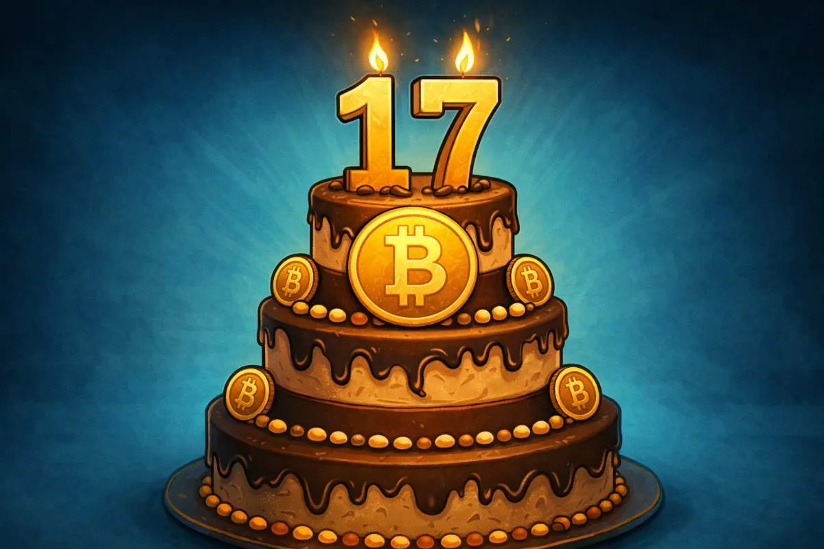 Bitcoin 17 jaar oud