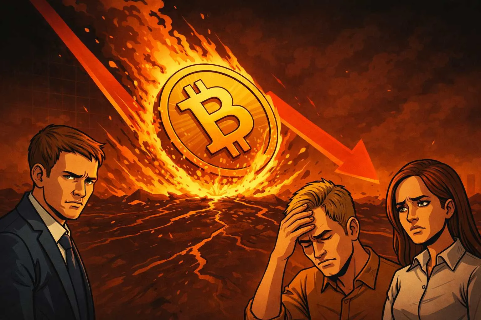 Bitcoin koers crasht