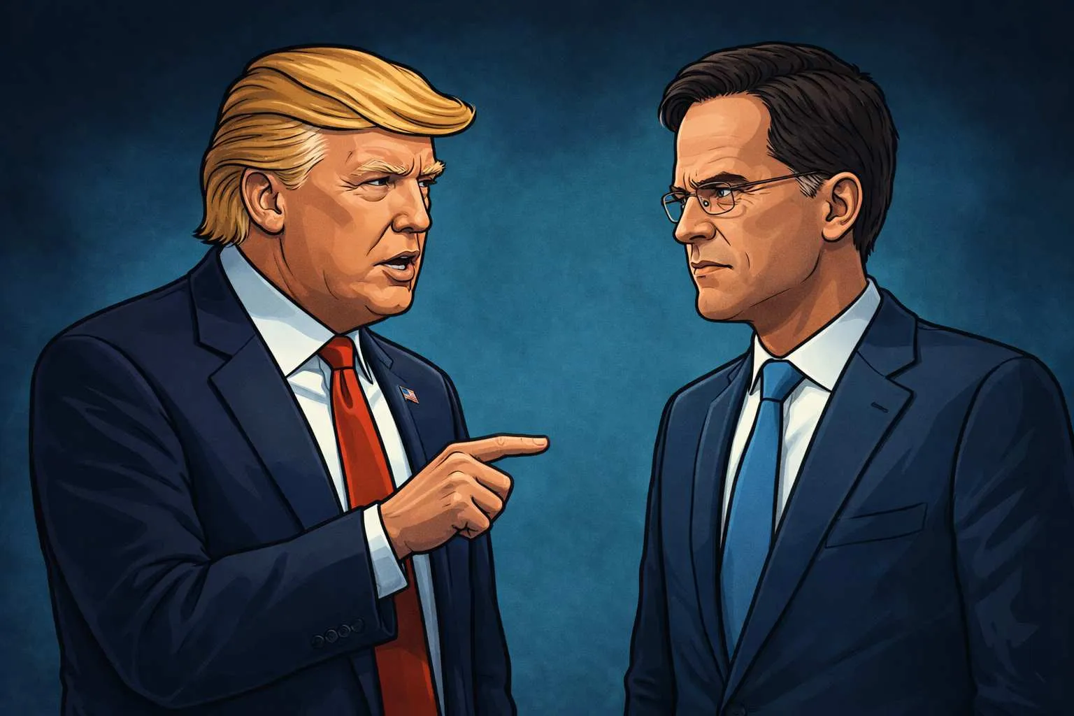 Donald Trump Mark Rutte