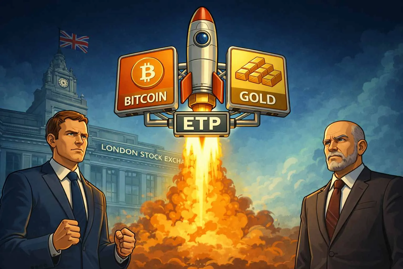 goud en Bitcoin ETP