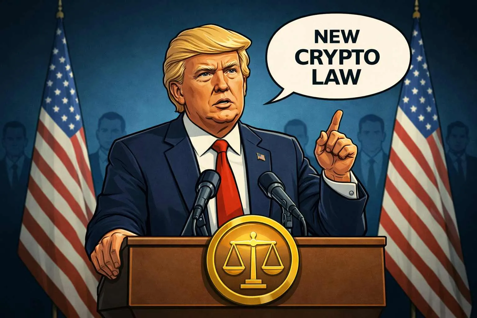 President Donald Trump CLARITY Act