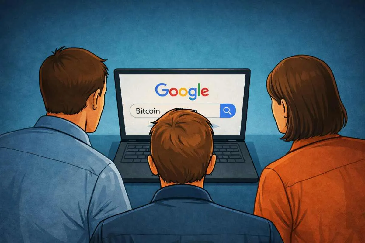 Google Bitcoin zoekopdrachten