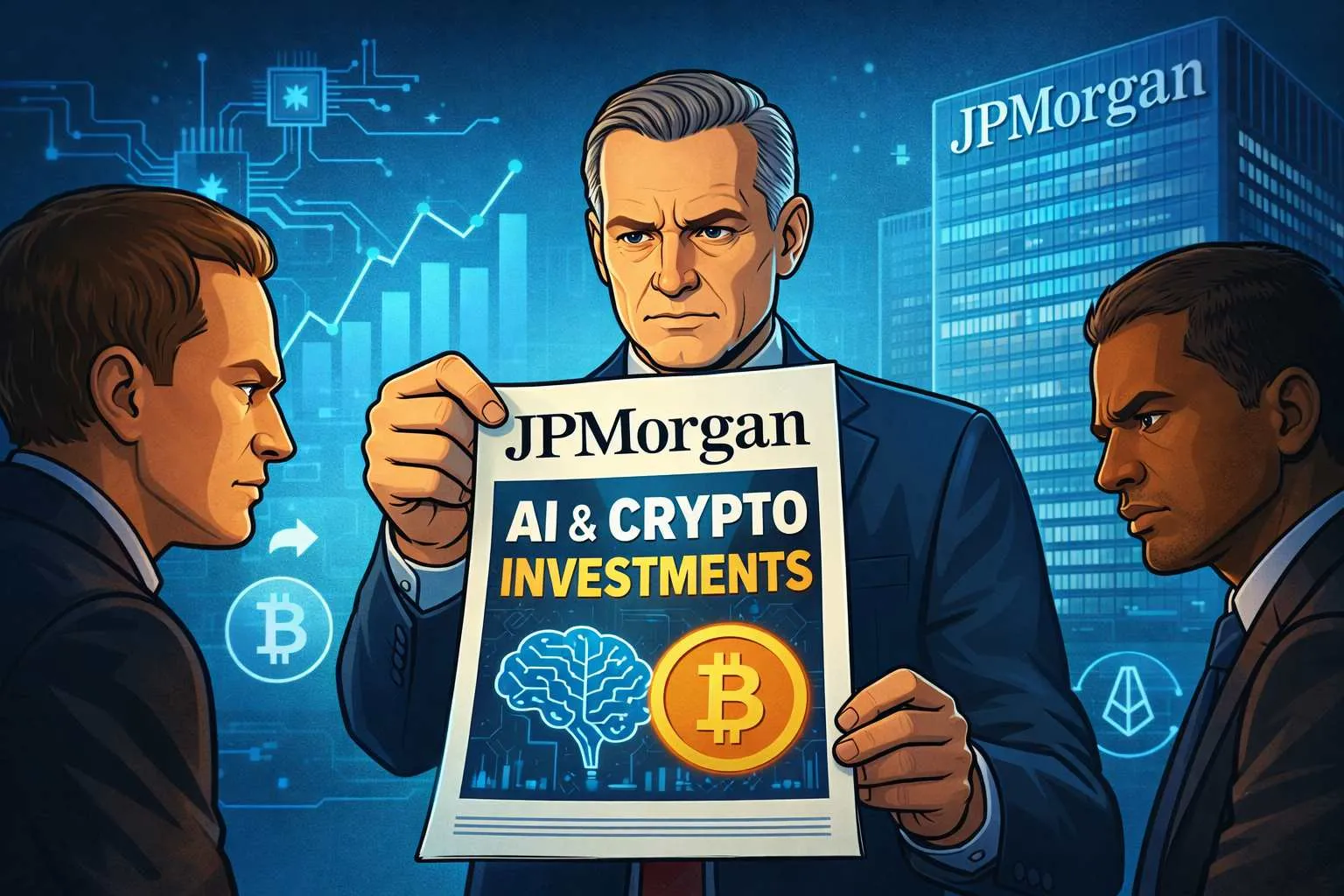 JPMorgan crypto en AI
