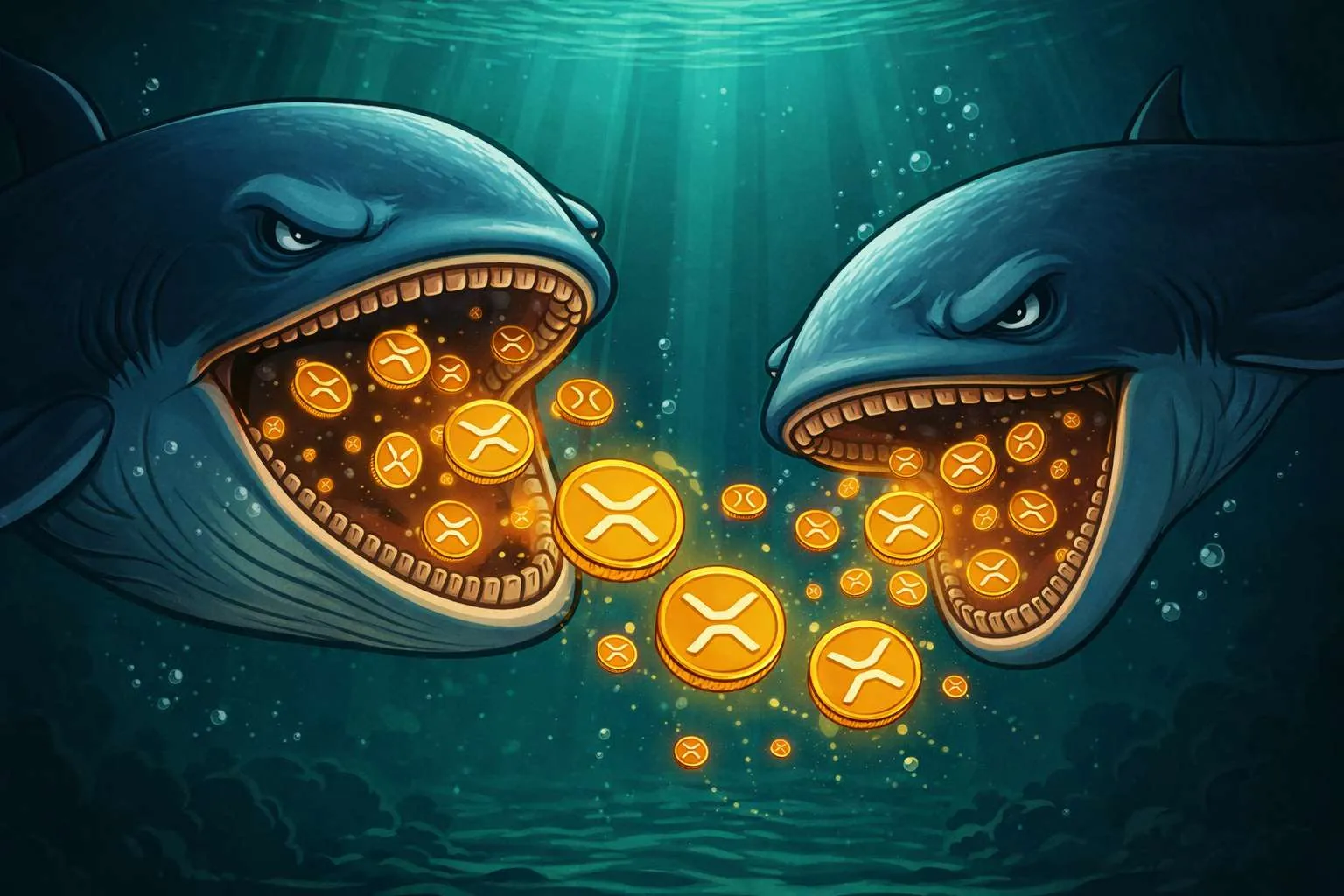XRP-whales kopen munten