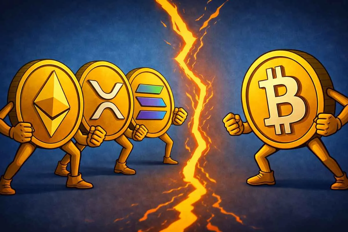 Bitcoin vs Ethereum, XRP en Solana