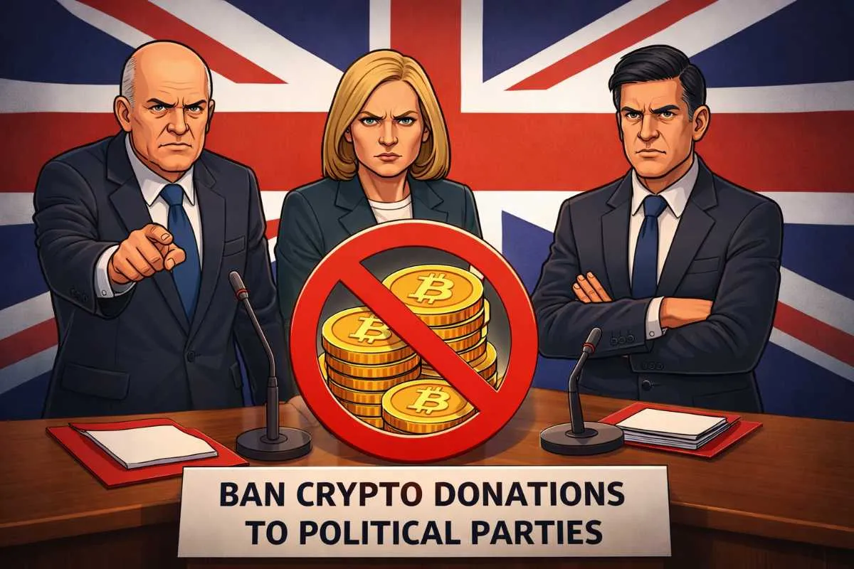 Britse commissie crypto-donaties politiek