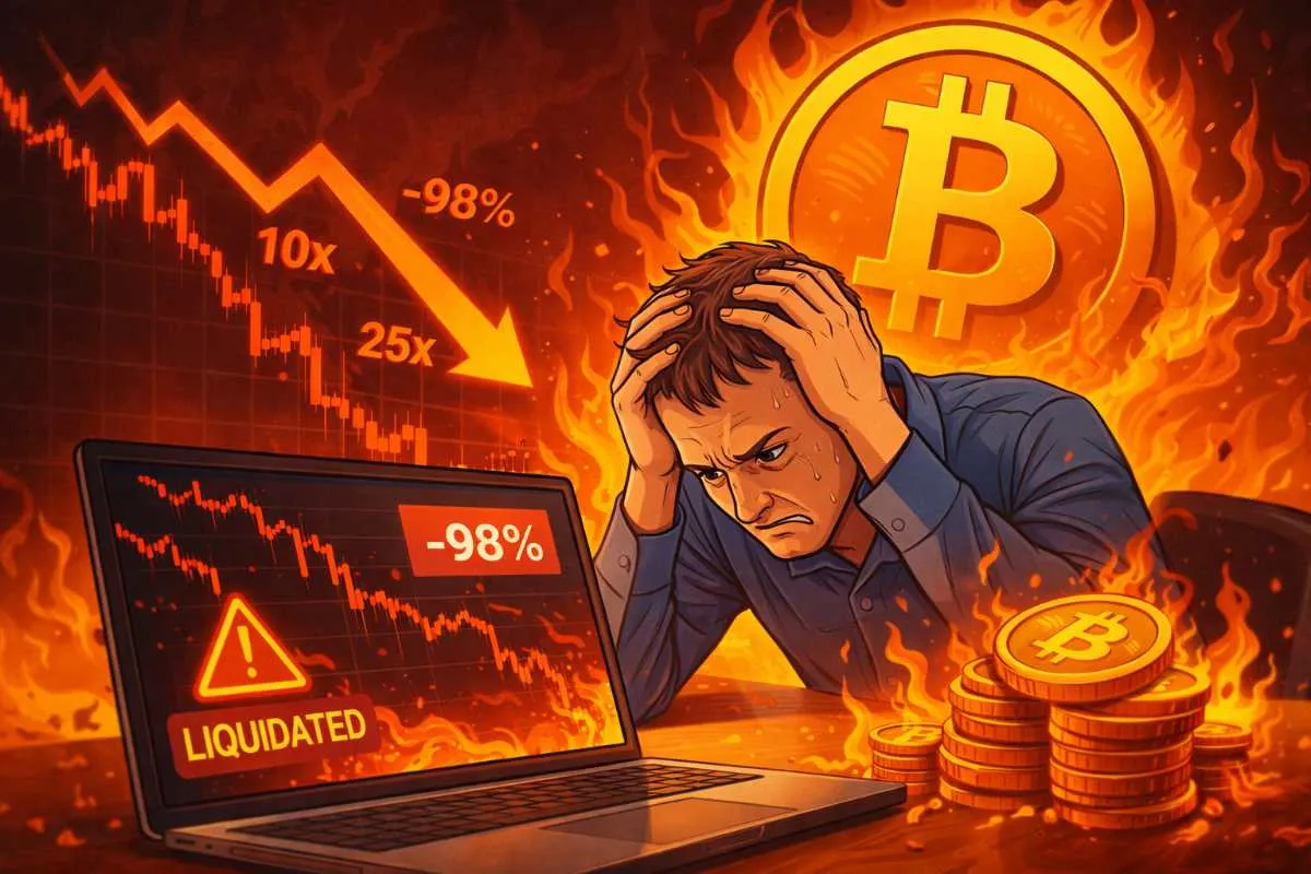 Bitcoin daling short squeeze hefboom trading