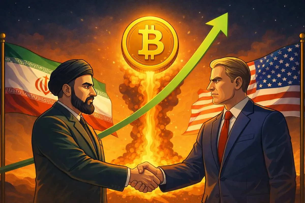 Bitcoin stijgt Iran-VS