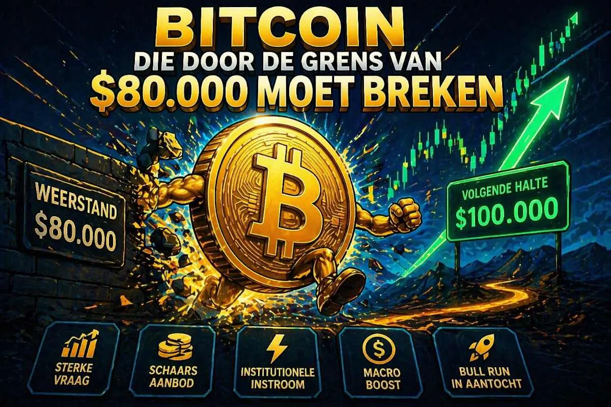 Bitcoin weerstand $80.000